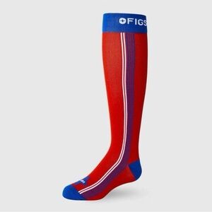 FIGS Compression Red White Blue USA Socks Size Small Medical NWOT